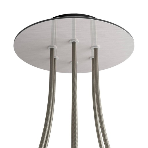 [8050997078683] Rose-One round rosette, diameter 200 mm with 6 holes and 4 side holes