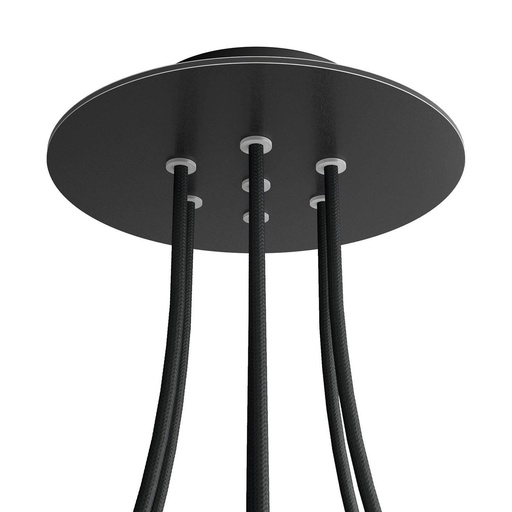 [8050997075934] Rosone Rose-One rotondo, diametro 200 mm con 7 fori e 4 fori laterali