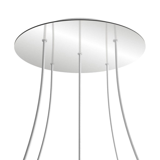 [8050997073220] Rose-One XXL rosette round, diameter 400 mm with 5 holes and 4 holes