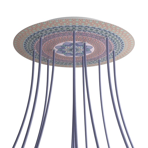 [8057730846981] Rose-One XXL rosette round, diameter 400 mm with 12 holes and 4 holes