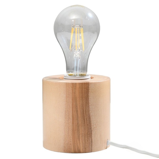 [SL.0674] Lampada da tavolo in legno SALGADO