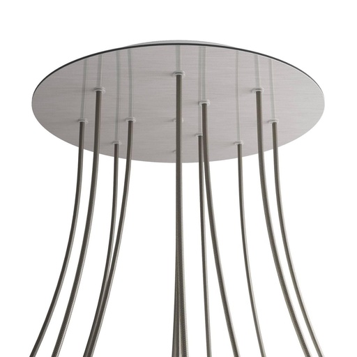 [8057730861861] Rosone XXL Rose-One rotondo, diametro 400 mm con 12 fori e 4 fori