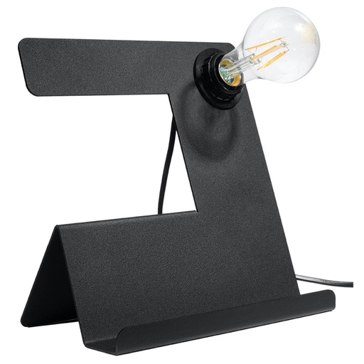 [SL.0669] Lampada da tavolo INCLINE nero