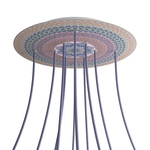 [8057730846752] Rose-One XXL rosette round, 400 mm diameter with 10 holes and 4 holes