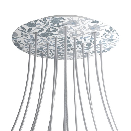[8057730847421] Rose-One XXL rosette round, 400 mm diameter with 15 holes and 4 holes