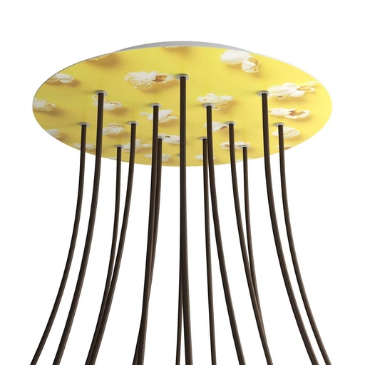 [8057730847179] Rose-One XXL rosette round, diameter 400 mm with 14 holes and 4 bores