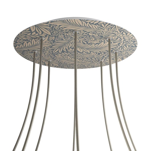 [8057730846059] Rose-One XXL rosette round, diameter 400 mm with 8 holes and 4 holes