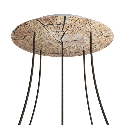[8057730845380] Rose-One XXL rosette round, diameter 400 mm with 5 holes and 4 holes