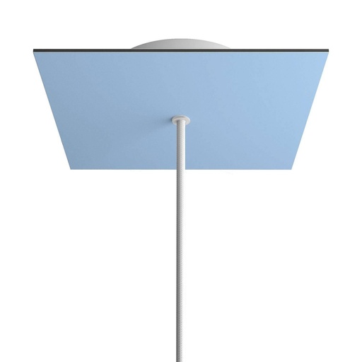 [8050997073961] Rose-One square rosette, 200 mm with 1 hole and 4 side holes