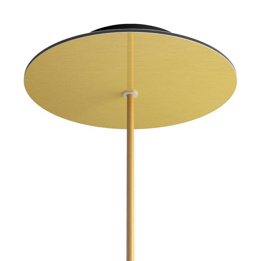 [8050997077709] Rosone Rose-One rotondo, diametro 200 mm con 1 foro e 4 fori laterali