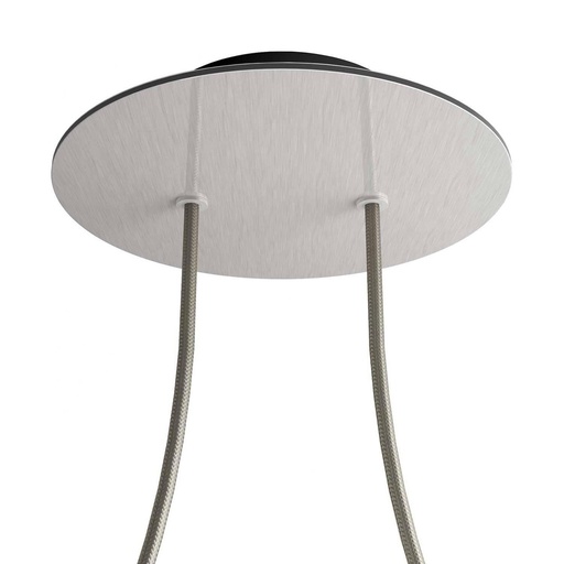 [8050997078638] Rose-One rosette round, diameter 200 mm with 2 holes and 4 side holes