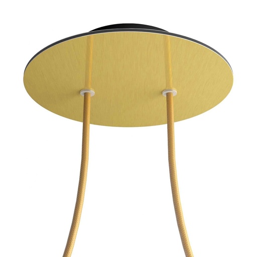 [8050997077716] Rose-One rosette round, diameter 200 mm with 2 holes and 4 side holes