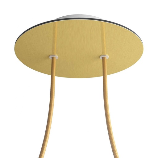 [8057730862417] Rose-One rosette round, diameter 200 mm with 2 holes and 4 side holes