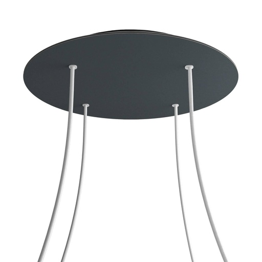 [8050997069520] Rose-One XXL rosette round, 400 mm diameter with 4 holes