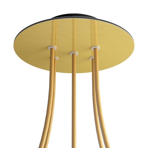 [8050997077754] Rose-One rosette round, diameter 200 mm with 5 holes and 4 side holes