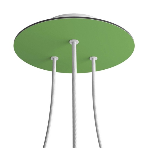 [8050997074685] Rosone Rose-One rotondo, diametro 200 mm con 3 fori e 4 fori laterali