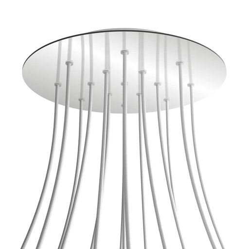 [8050997073152] Rose-One XXL rosette round, 400 mm diameter with 15 holes and 4 holes