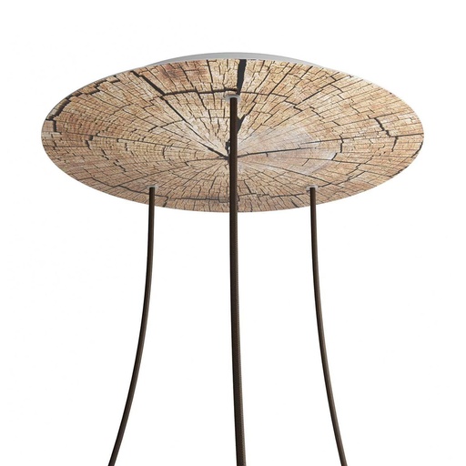 [8057730844925] Rose-One XXL rosette round, 400 mm diameter with 3 holes and 4 holes