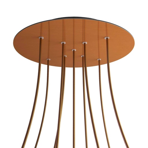 [8050997078423] Rose-One XXL rosette round, diameter 400 mm with 9 X and 4 holes