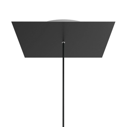[8057730844253] Rosone XXL Rose-One quadrato, 400 mm con 1 foro e 4 fori laterali