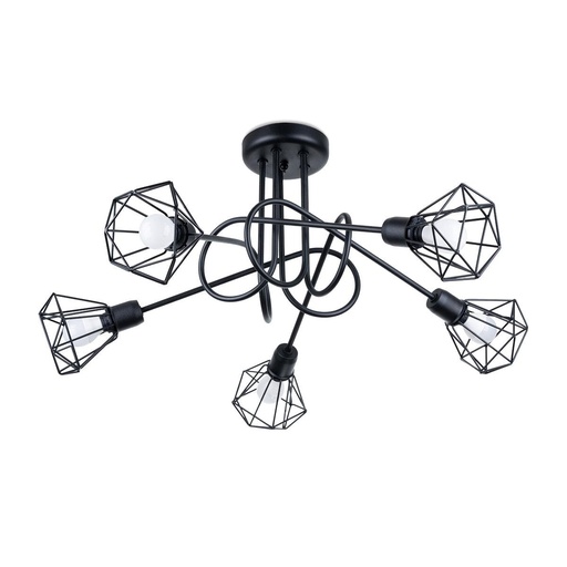 [SL.1110] Lampadario ARTEMIS 5S nero