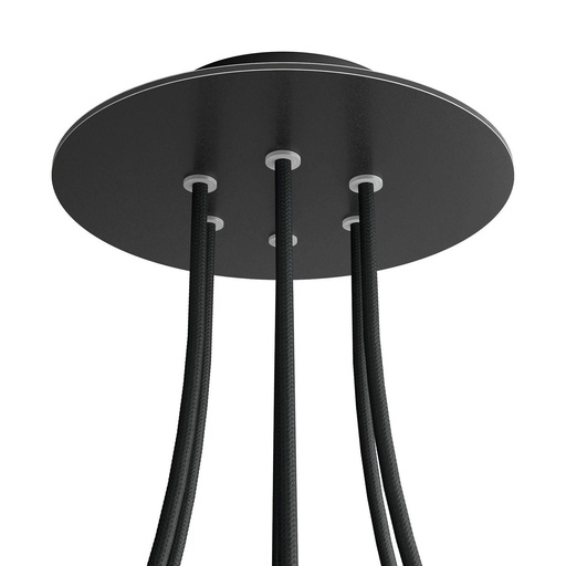 [8050997075927] Rose-One round rosette, diameter 200 mm with 6 holes and 4 side holes