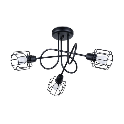 [SL.1118] BELUCI 3S black chandelier