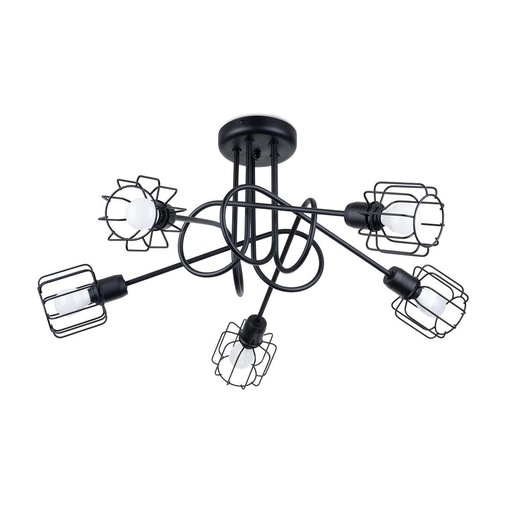 [SL.1119] BELUCI 5S Chandelier black