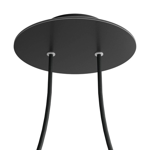 [8050997075873] Rosone Rose-One rotondo, diametro 200 mm con 2 fori e 4 fori laterali