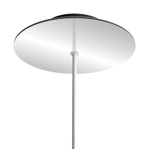 [8050997069599] Rosone Rose-One rotondo, diametro 200 mm con 1 foro e 4 fori laterali