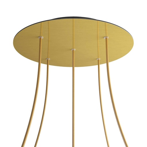 [8050997077914] Rose-One XXL rosette round, diameter 400 mm with 5 holes and 4 holes