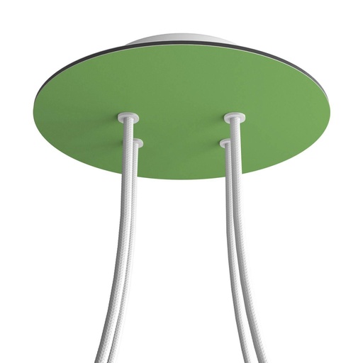[8050997074692] Rose-One rosette round, diameter 200 mm with 4 holes and 4 side holes