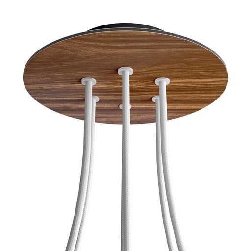 [8050997068738] Rose-One round rosette, diameter 200 mm with 6 holes and 4 side holes