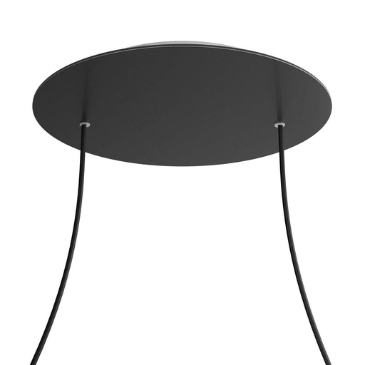 [8057730844352] Rose-One XXL rosette round, diameter 400 mm with 2 holes and 4 holes