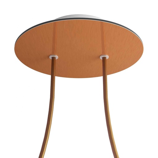 [8057730862424] Rose-One rosette round, diameter 200 mm with 2 holes and 4 side holes