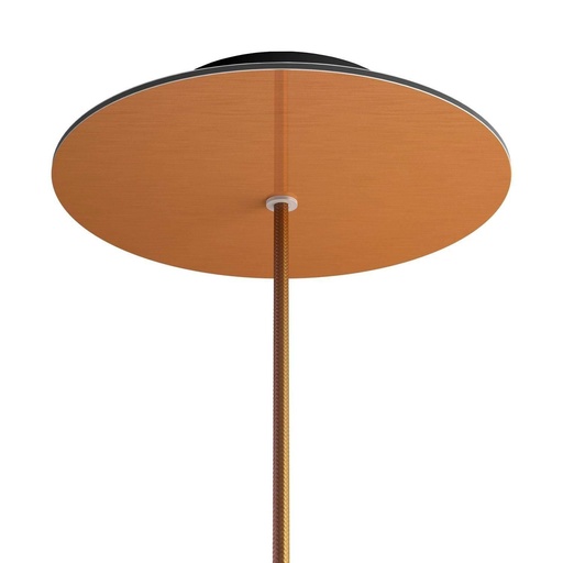 [8050997078164] Rosone Rose-One rotondo, diametro 200 mm con 1 foro e 4 fori laterali