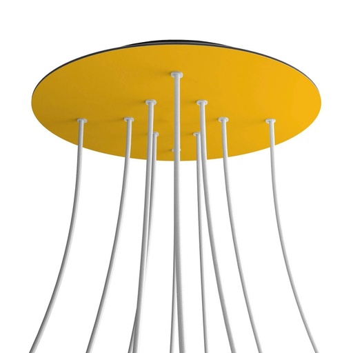 [8050997070366] Rose-One XXL rosette round, 400 mm diameter with 10 holes and 4 holes