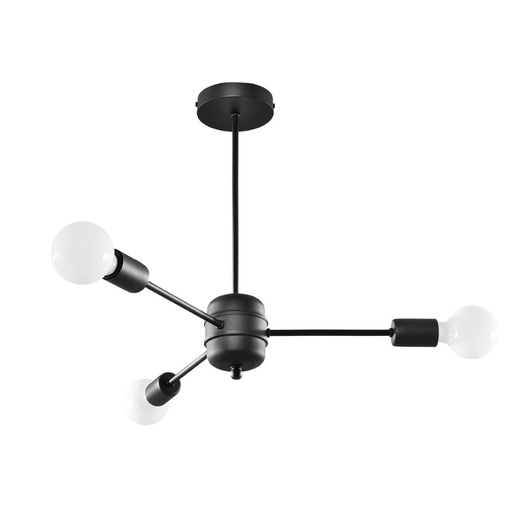 [SL.1021] Lampadario LANGO 3 nero