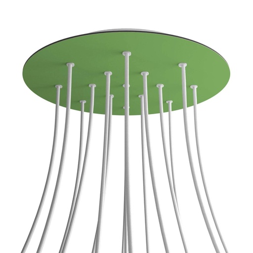 [8050997074999] Rose-One XXL rosette round, 400 mm diameter with 15 holes and 4 holes