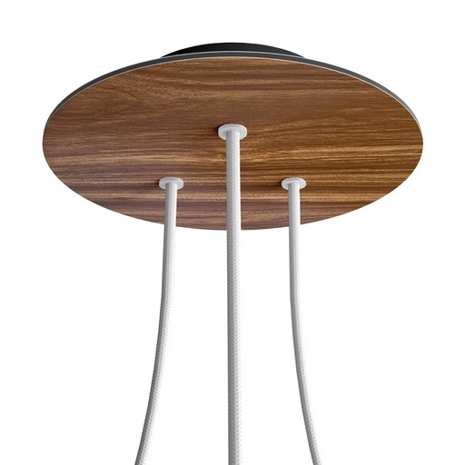 [8050997068707] Rose-One round rosette, diameter 200 mm with 3 holes and 4 side holes