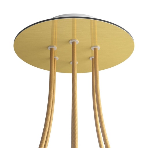 [8057730862561] Rosone Rose-One rotondo, diametro 200 mm con 6 fori e 4 fori laterali