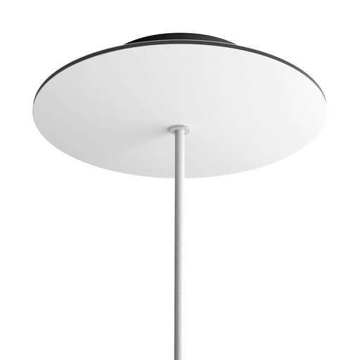 [8050997075408] Rosone Rose-One rotondo, diametro 200 mm con 1 foro e 4 fori laterali