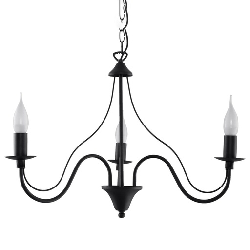 [SL.0217] Lampadario MINERWA 3 nero