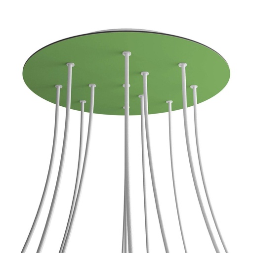[8050997074975] Rose-One XXL rosette round, diameter 400 mm with 12 holes and 4 holes