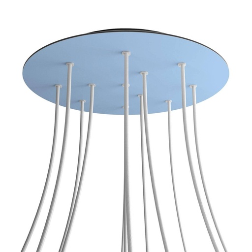 [8050997070830] Rose-One XXL rosette round, diameter 400 mm with 12 holes and 4 holes