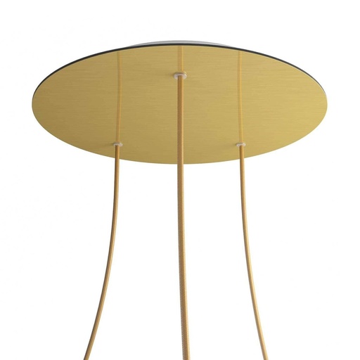 [8057730861571] Rose-One XXL rosette round, 400 mm diameter with 3 holes and 4 holes