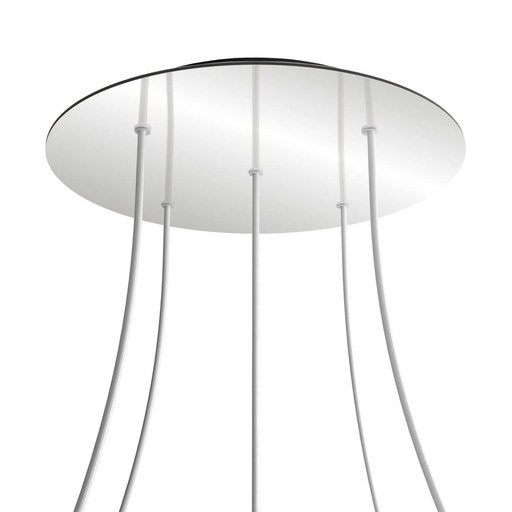 [8050997070007] Rose-One XXL rosette round, diameter 400 mm with 5 holes and 4 holes