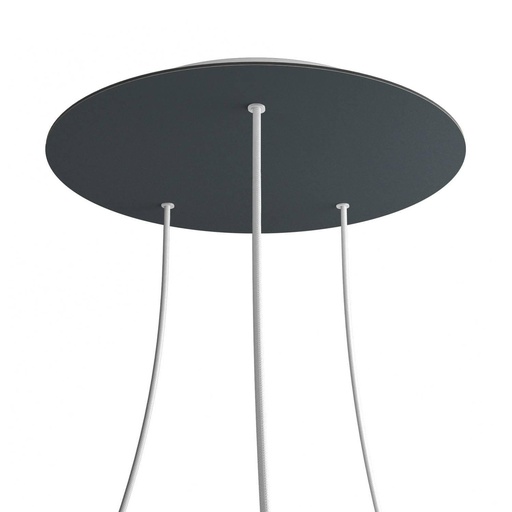 [8050997072735] Rose-One XXL rosette round, 400 mm diameter with 3 holes and 4 holes