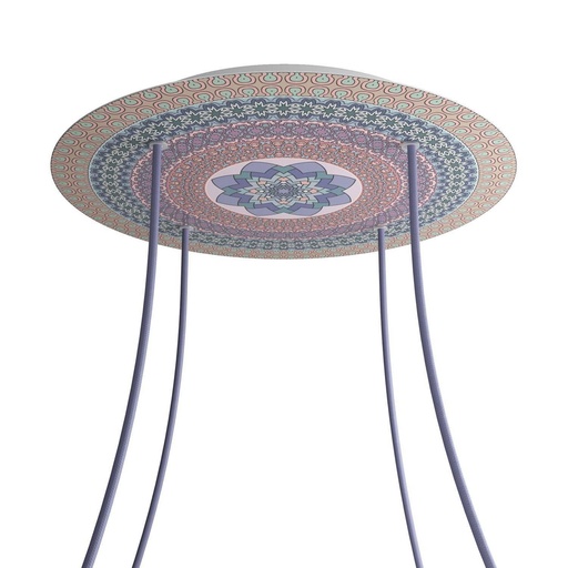 [8057730845144] Rose-One XXL rosette round, 400 mm diameter with 4 holes
