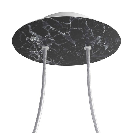 [8057730842525] Rose-One rosette round, diameter 200 mm with 2 holes and 4 side holes